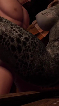 Pembantu argonia sange lagi ngentot sambil ngentot kakinya: parodi porno skyrim 3d