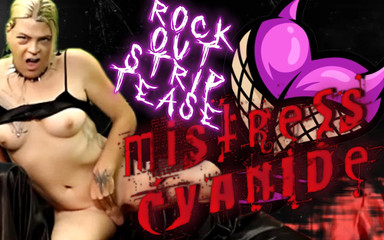 Cyanide Mistress Of Darkness: Госпожа Cyanide Rock стриптиз соблазняет