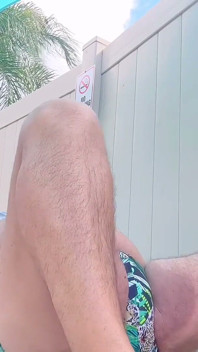 Fat Ass Cheeks at the Pool Then Has a Huge Orgasm