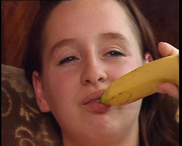 YOUR FIRST PORN: Jerks off with Banana