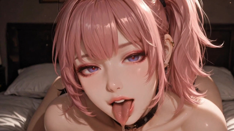 Stories&Anime: Ahegao 3D pink silicone doll provoca