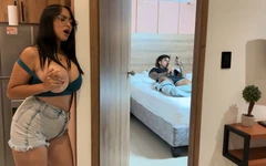 My Stepsister Walks Into My Room Unannounced... We End up Fucking Hard