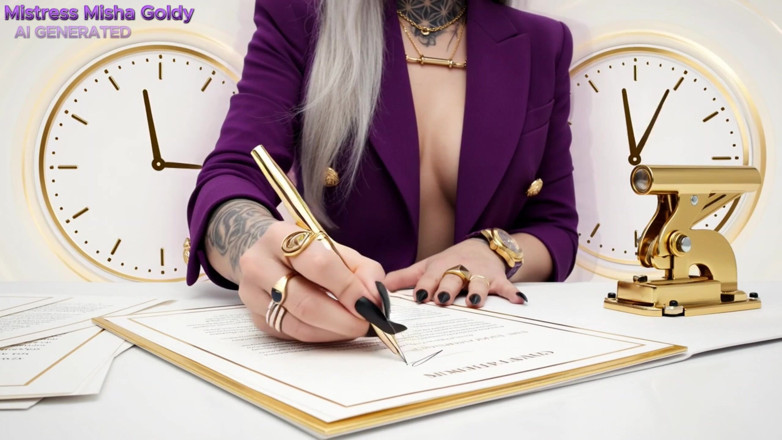 Goddess Misha Goldy: Eigendomsoverdracht - onmiddellijk van kracht