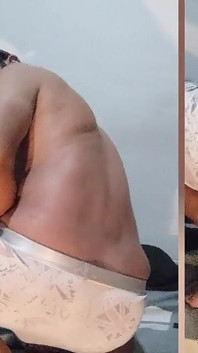 Mostrando mi polla 4 sí