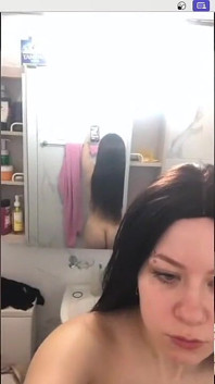 She Watches Me Masturbating Cums Twice!