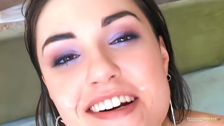 Teasing Angels: Sasha Grey hanya boleh pancut jika dia berkongkek dubur tegar...