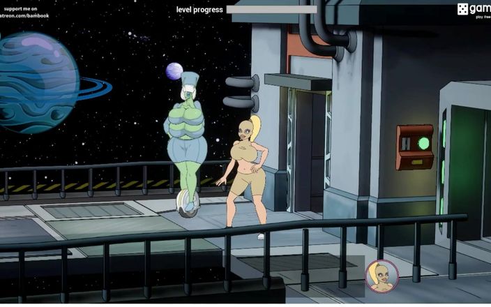 Miss Kitty 2K: Fuckerman - Deep Space, часть 1, от Foxie2k