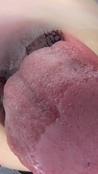 Yuka Asami Licks Your Face with Her Wet, Drooling Tongue. Open Your Mouth... Her Spit Is Yours Now. Virtual Kisses in POV.