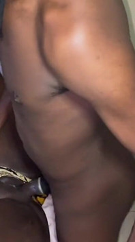 Deep Strokes in Hot Ebony Pussy.