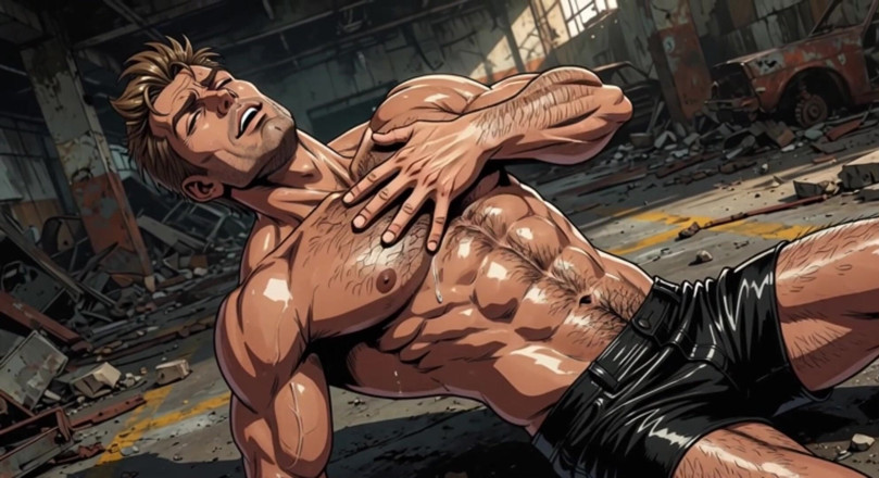 Erotic Man: แอนิเมชั่นชายเหงื่อออกสุดฮอต