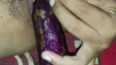 Amateur Wife of Eggplant Insertion