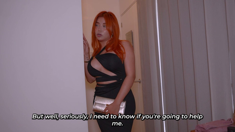 celestealba: Redhead Fucks with Her Neighbor's Boyfriend in the Same Bed