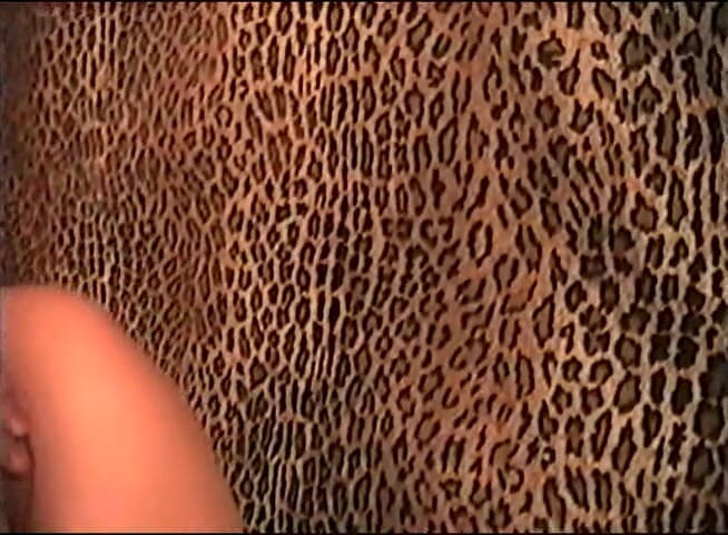 Flash Model Amateurs: Unwiderstehliches blondes mädchen auf der leopardencouch