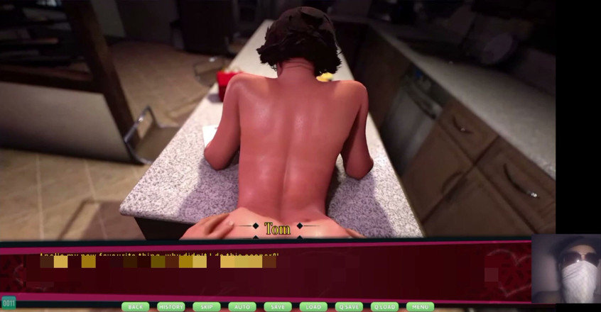 Dark Sam: Ibu tiri MILF kejutan! Saya membongkoknya di atas meja dapur...