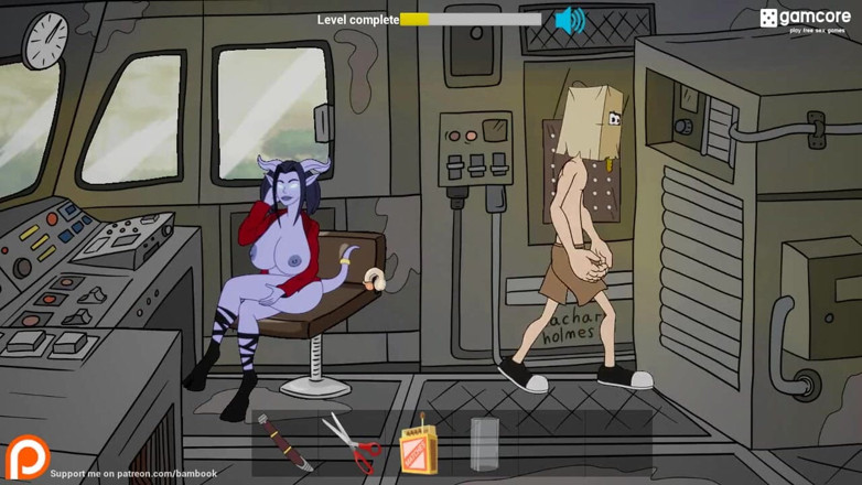 Dirty GamesXxX: Fuckerman: трах в задницу, огромный камшот на лицо в поезде, эпизод 3