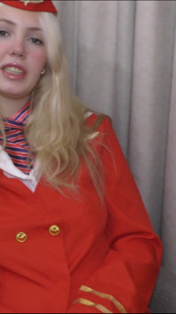 Spanish Air Hostess Claudia Garcia Take BBC