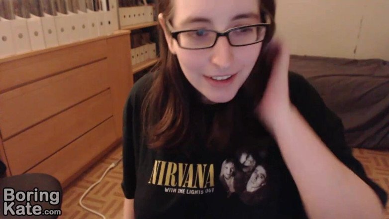 Boring Kate: Naked and showing off