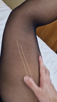 흑인 나일론을 통한 POV Monika 보짓물 섹스