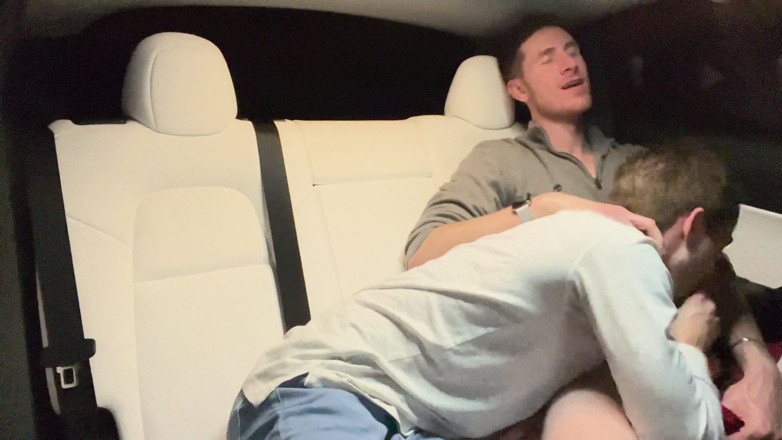 The Step Brothers: Giving My Step Bro a Blowjob in the Car