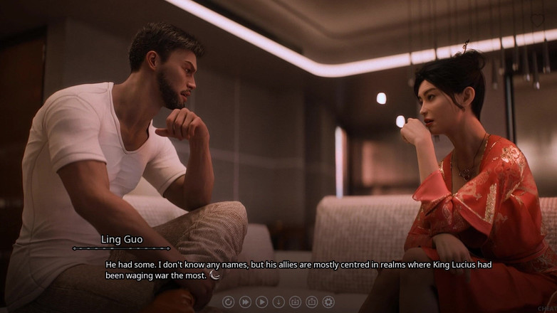 3D Cartoon Porn: The Seven Realms 27: Atlas Otázky Ling Guo &amp; Mei (sfw)