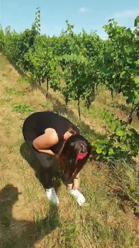 The Biggest Slut in Alsace Shows Her Ass in the Street C in Front of Passers-by