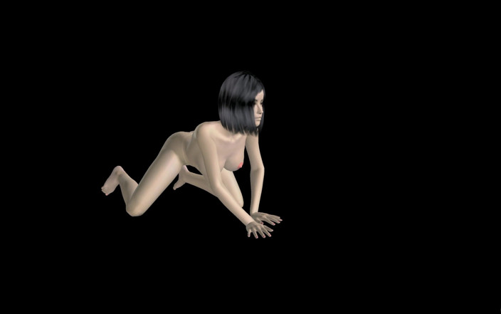 RenderLust: Animasyonlu 3 boyutlu porno - çok güzel kız farklı seksi pozlar veriyor