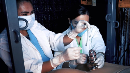 DominaFireOfficial: Medical CBT sessions by two nurses