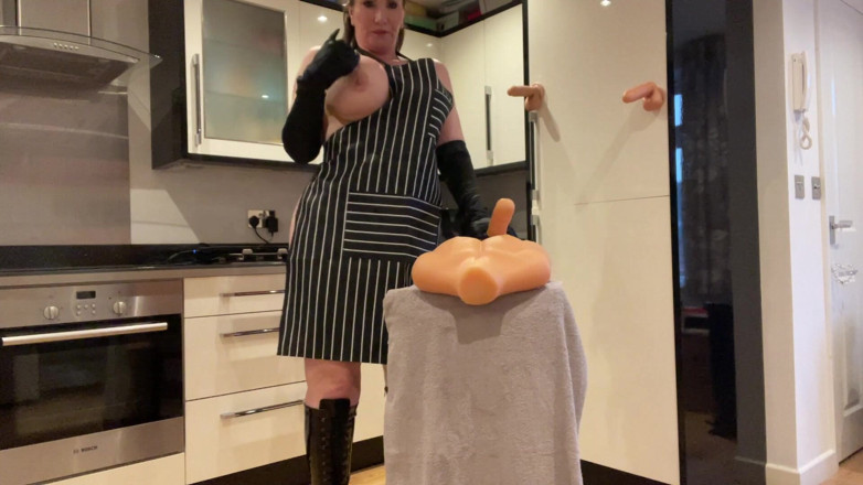 Sophie James: Ibu tiri paling jahat deepthroat Apron jalang ada!!