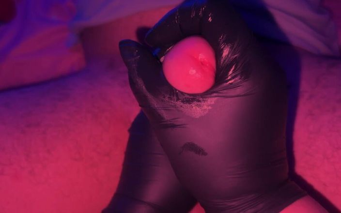 Strawberrycheesecake69: Full Cock Jerk off with Latex Gloves