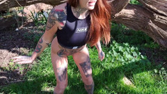 Yourfavecumslut: Outdoor Pee Desperation Fun in the Sun