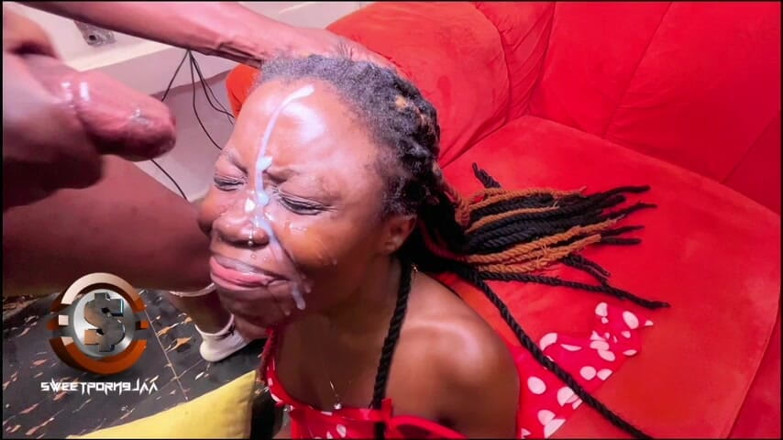 Tusweet9ja: Vera Taking Cum on Her Face After a Hot Pound