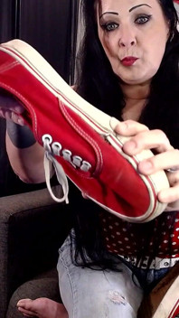Red Vans Sneakers