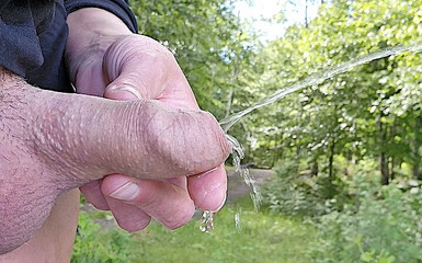 Thumbnail of I Like Hold His Dick When Pee and Make Wet My Hands and I Play with Foreskin