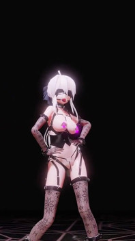 [mmd] voce slabă geniu antrenament trei persoane reținere, sărind ou, plug anal, gură, minge