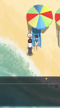 Espace de travail fantastique n° 19. On va à la plage et je finit par baiser deux filles à forte poitrine
