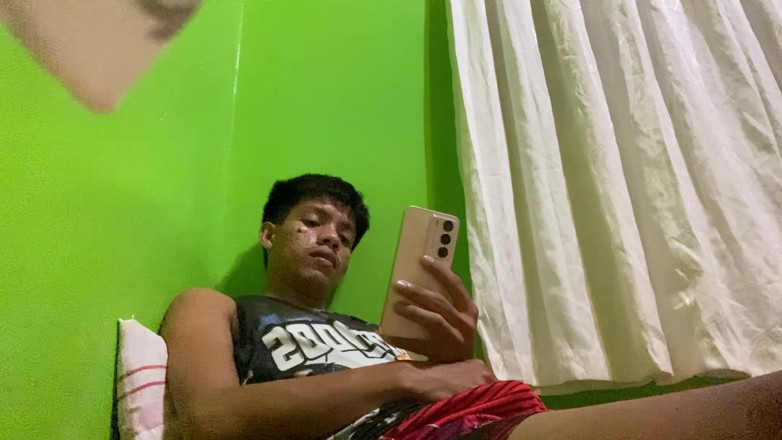 Jameson Official: Filipino Twink Bedroom Jerk off Cumshot