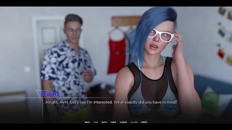 AVN Teller: Taboo University - arogant de cabelos azuis universitária quer fazer um...