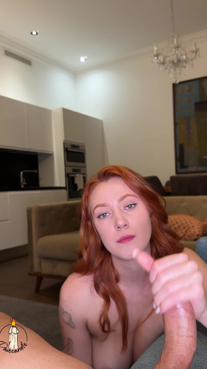 Cherrycandle: Handjob with Huge Load! POV Style Vertical