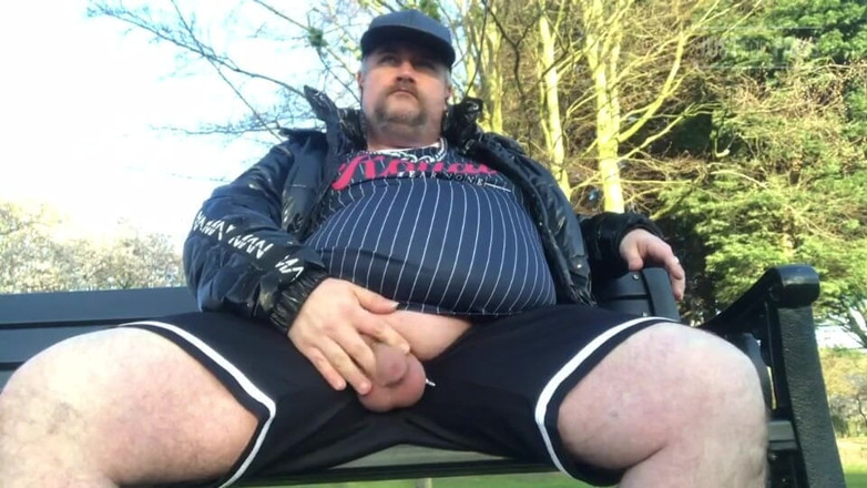B A Bear: Fat Stepdaddy Getting My Cock Out