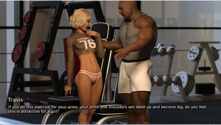 XXX Games Bunk: เมียสุดฮอตของฉัน - เกมเพลย์ - สวมบทบาท - เมียดูดควยดําใหญ่ของเทรนเนอร์ยิมหน้ายิมทั้งตัว