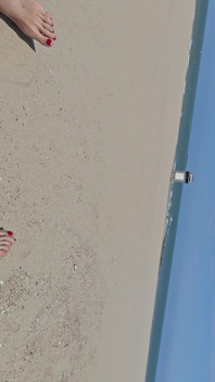 Peeing on the Beach