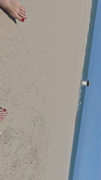 Peeing on the Beach