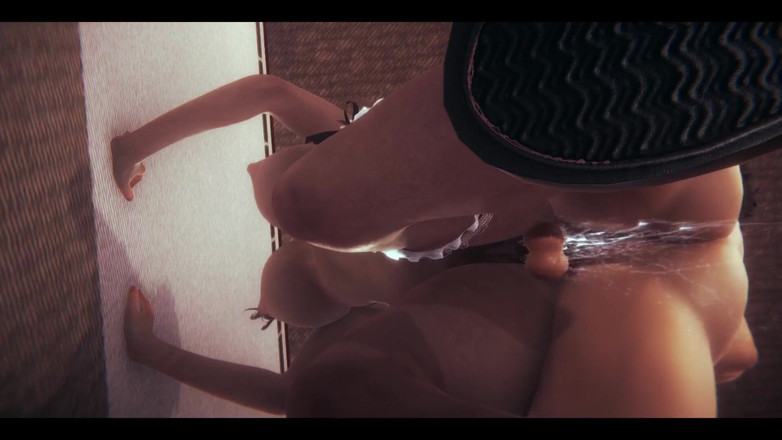 HentaiTubes: Hentai ongecensureerd - Monica Maid wordt grondig tegen de muur gezocht -...