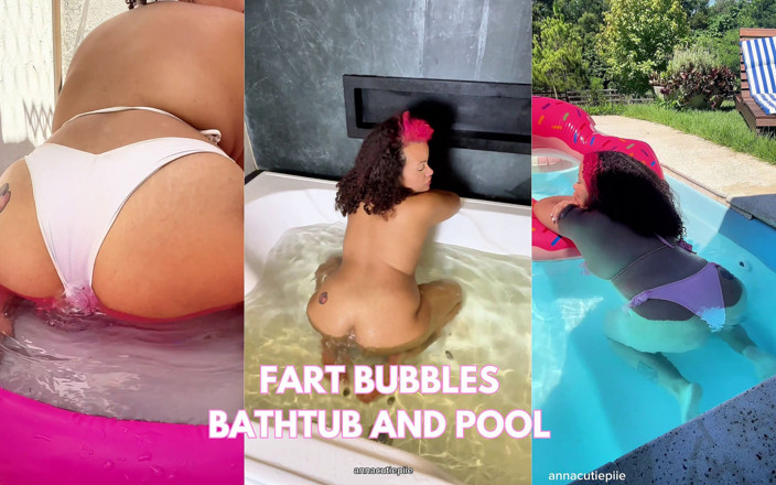 Cutiepiie Chubby: Fart Compilation Big Ass Farting in the Bathtub and Pool...