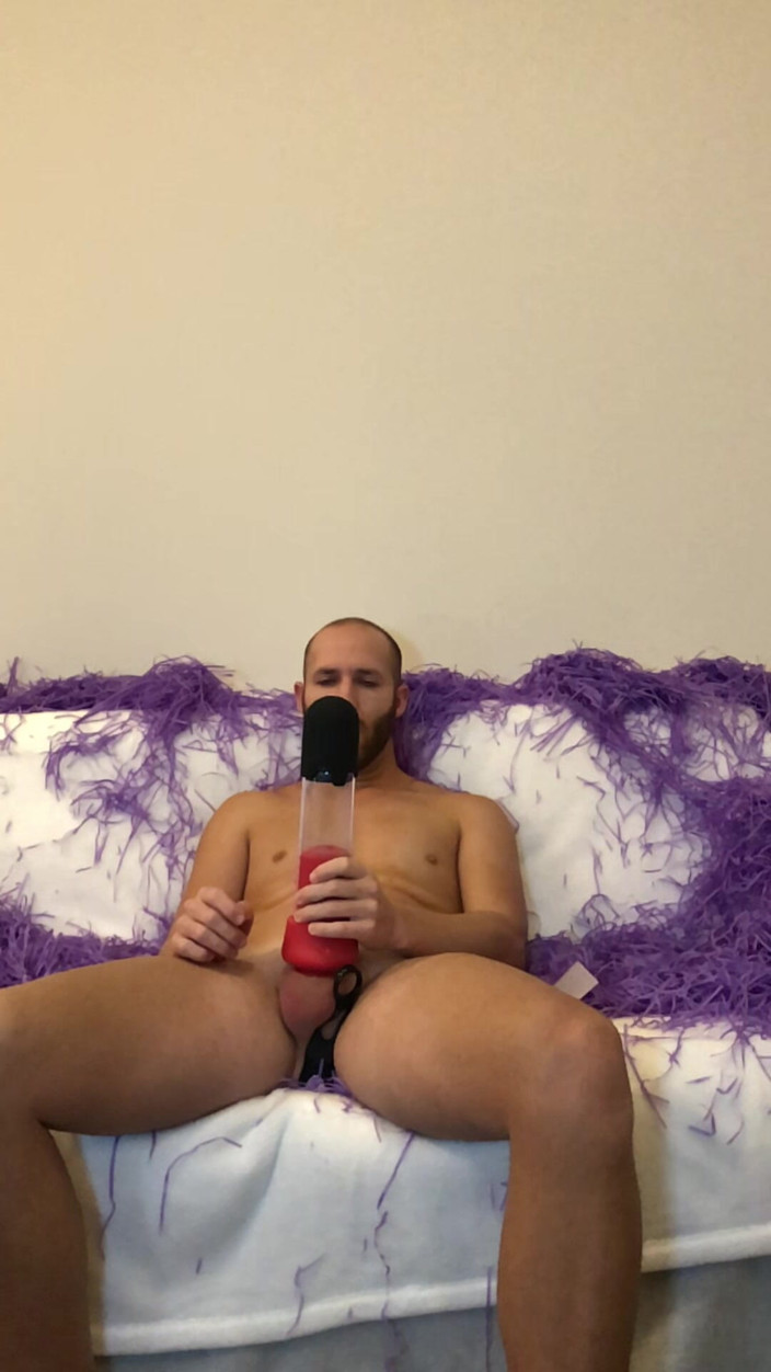 Straight ish Jake Grand: Sucking Sex Toy