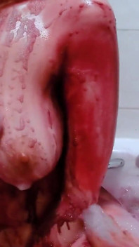 POV: Demon Body Paint Messy Tit Play