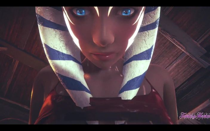 Yaoitube: Starwars Hentai sudut pandangan pertama Ahsoka 3d 4d - blowjob dan dikongkek cowgirl...