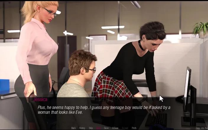 Johannes Gaming: Jessica O'Neil #5 - Jessica saw Christian naked