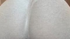 Buttocks in Yoga Pants