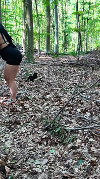 A Voyeur in the Forest Fucks 2 Bitches